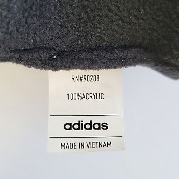 ADIDAS NWOT Black Braided Cable Knit 100% Acrylic Ear Warmer Headband OS - Picture 9 of 11